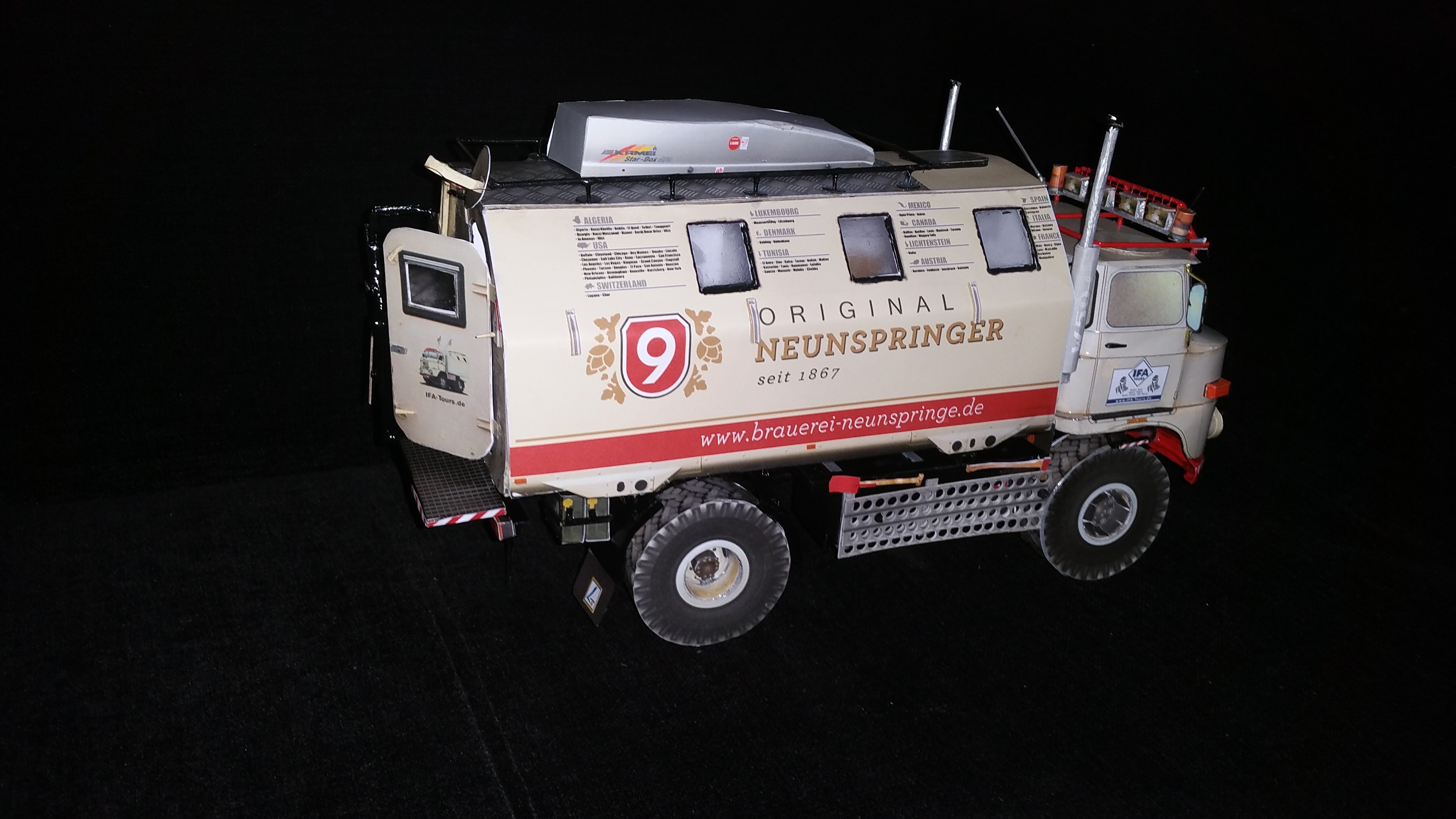 Ifa Lkw W50 Laac Expedition 4x4 Gebaut Aus Papier In 118 Ifa Tours