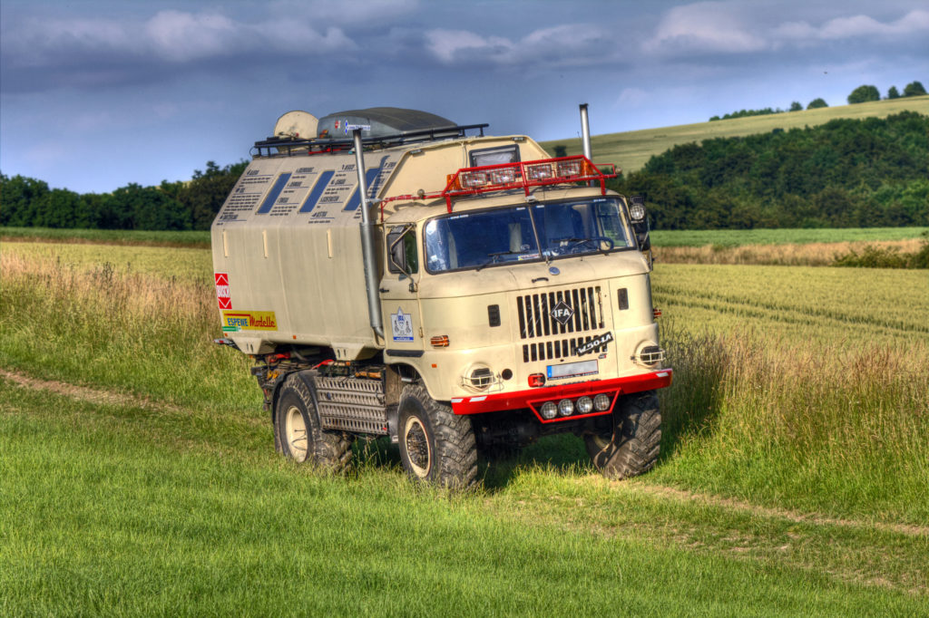 IFA W50 LA/A/C "Expedition" Modell in 1:87 und das Original